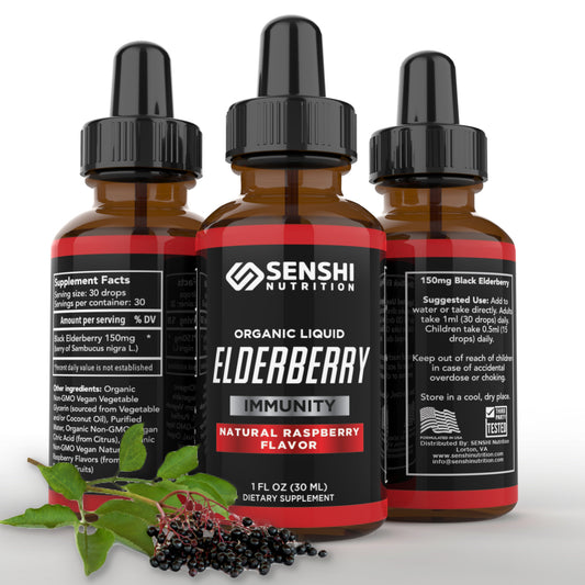 Senshi Organic Liquid Elderberry - 1 oz